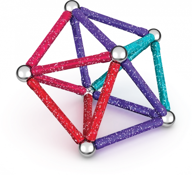 Geomag Glitter 60 dielikov