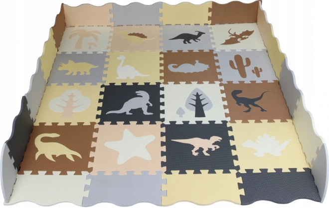 Pěnové puzzle Dinosauři s okraji