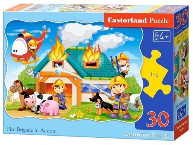 Puzzle Hasiči v akci 30 dielov