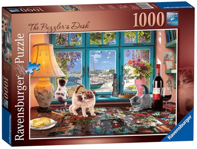 Skladačov stôl puzzle 1000 dielikov