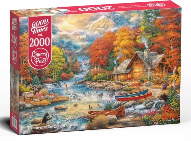 Puzzle Poklady vo voľnej prírode 2000 dielikov