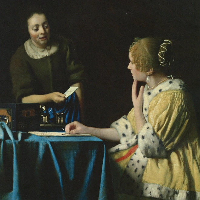 Poznámkový kalendár Johannes Vermeer 2026