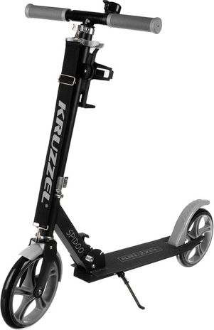 Skladacia mestská kolobežka pre deti s veľkými kolesami (200 mm) – sivá