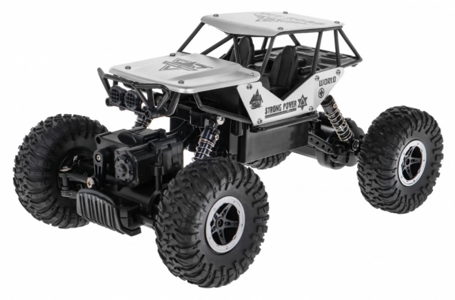 Zábavná RC auto Crawler Monster strieborné 6+