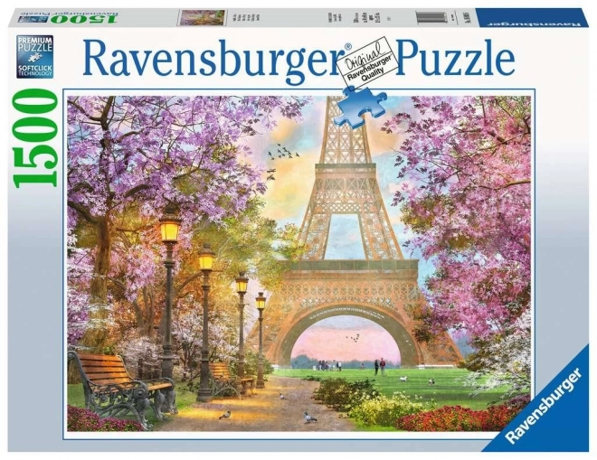 Ravensburger - Puzzle 2D 1500 Kusov: Parížska Romanca