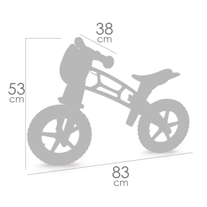 Rastie s dieťaťom: nastaviteľné sedlo 34–42 cm