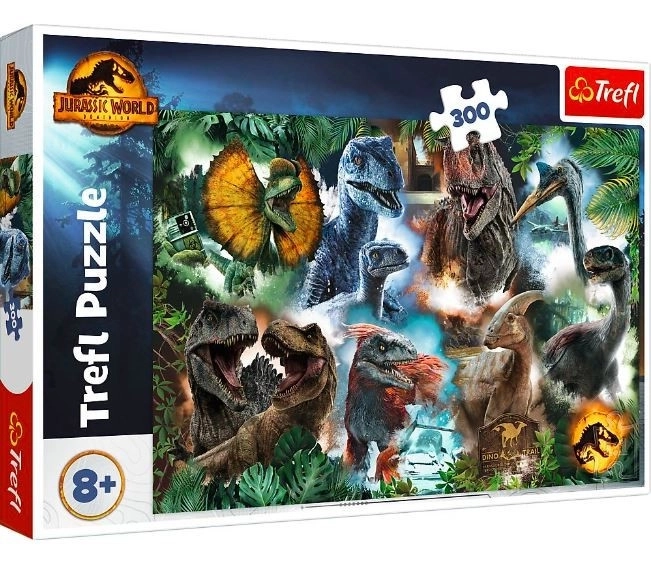 Puzzle - Obľúbené dinosaury 300 dielikov