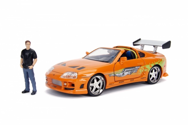 Rýchlo a zbesilo Auto 1995 Toyota Supra s Figúrkou Brian O’Conner