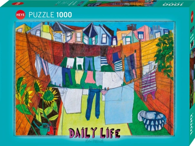 Puzzle každodenný život na dvore 1000 dielikov
