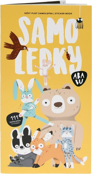 Ababu Nálepokový zošit plný zábavy s 111 nálepkami