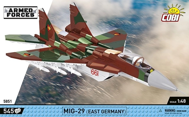 Cobi MiG-29 ozbrojené sily Východné Nemecko model 1:48