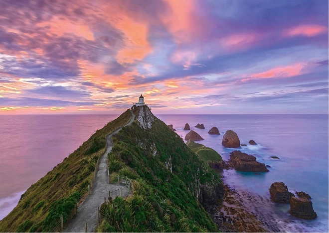 Puzzle Maják Nugget Point, Nový Zéland 3000 dielikov