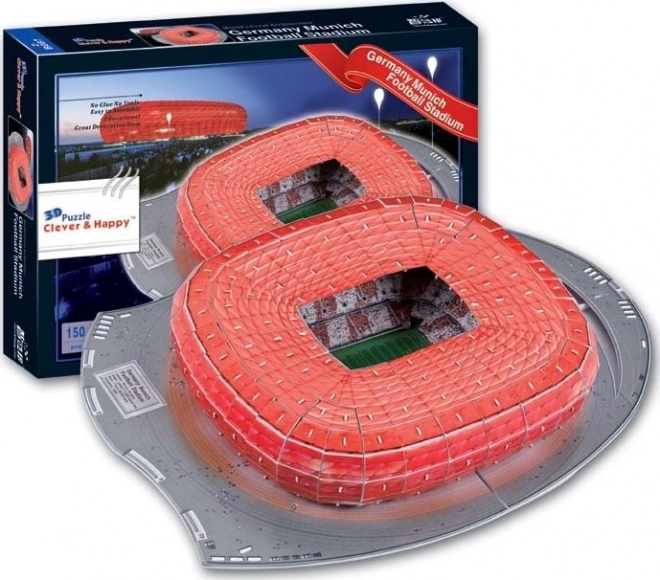 3D puzzle Allianz Arena - FC Bayern Mnichov