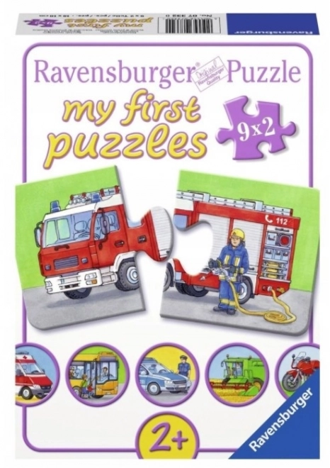 Moje prvé puzzle Vozidlá a stroje