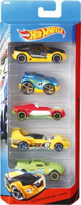 Set piatich autíčok Hot Wheels