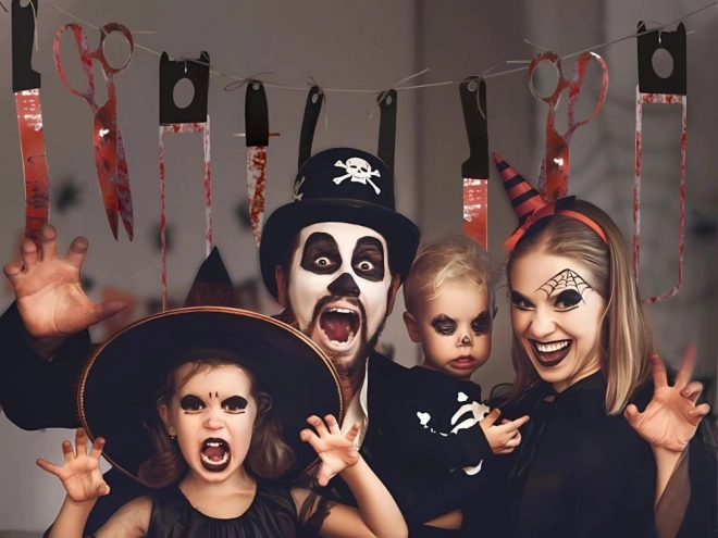 Halloweenská dekorácia - krvavá girlanda 2 m