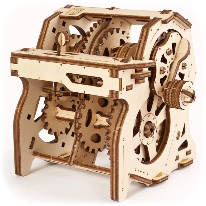 Ugears 3D drevený mechanický puzzle STEM výuková prevodovka