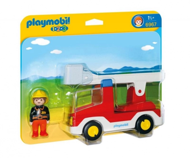 Playmobil Hasičské Auto