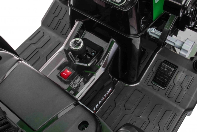 MEGA Traktor D68 s prívesom zelený