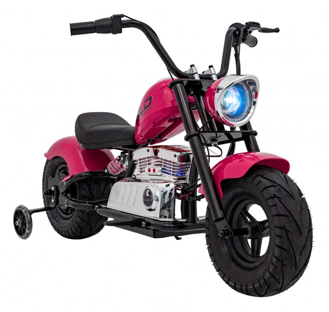 Detský motocykel Chopper Warrior ružový