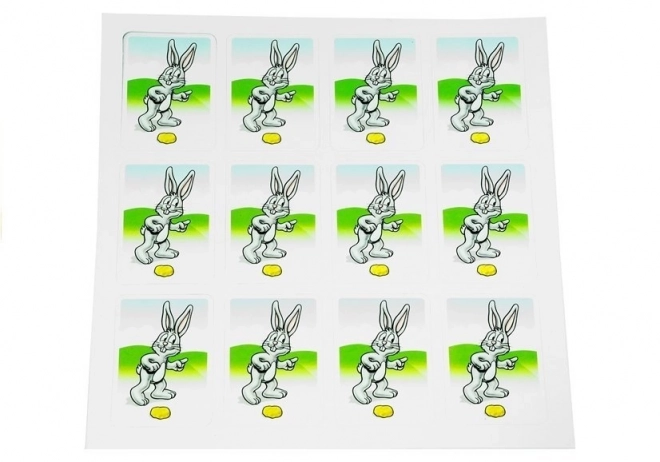 Zábavná rodinná hra Zajace Funny Bunny závod o mrkvu