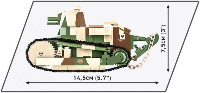 Tank Renault FT Veľká vojna 1920