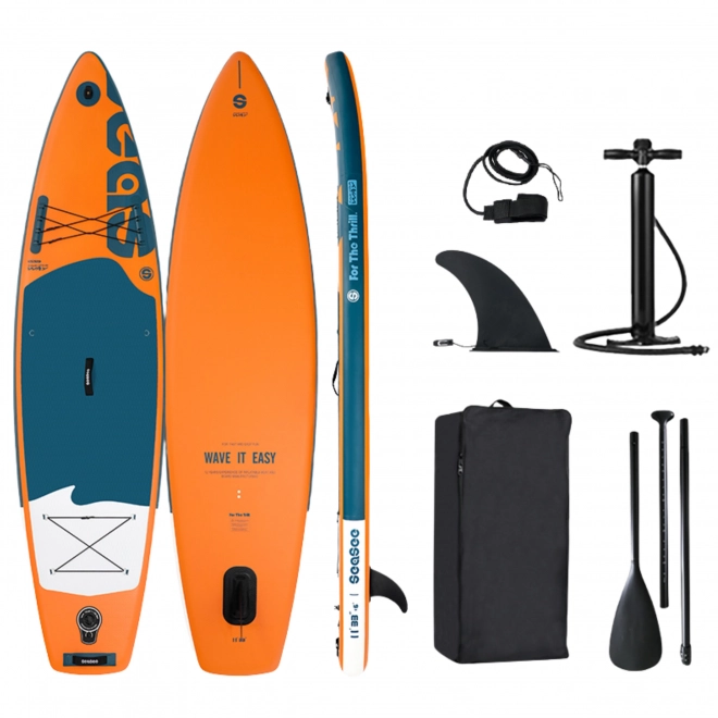 Nafukovací paddleboard Beach Dolphin oranžový