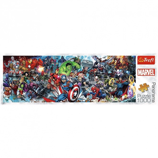 Panoramatické puzzle Marvel 1000 dielikov