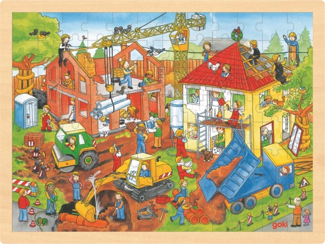 Veľké stavebné puzzle pre deti