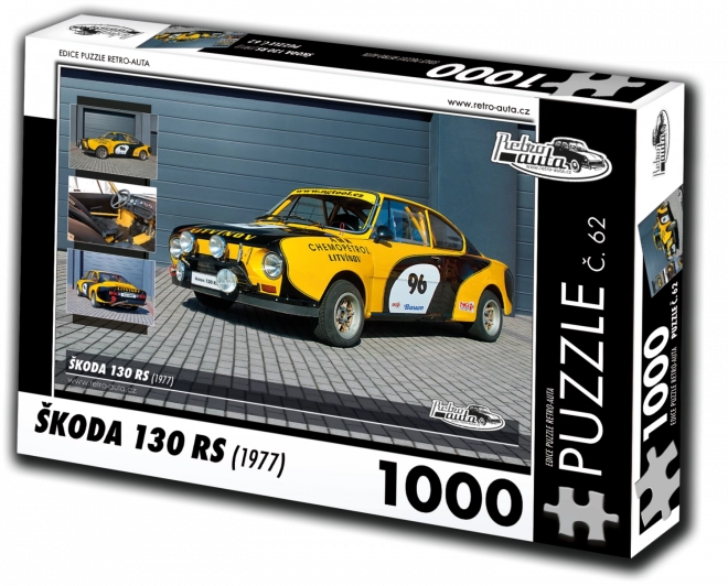 Puzzle RETRO-AUTA Škoda 130 RS (1977) – 1000 dielikov