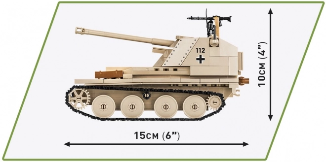 Stavebnica tankového stíhača II. sv. vojny Marder III Ausf. M 1:35