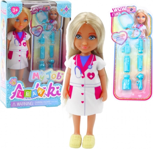Mini bábika Doktorka s lekárskymi doplnkami