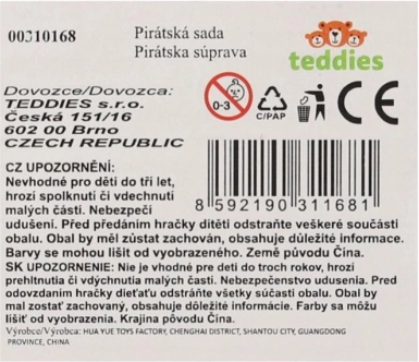 Pirátska sada pre deti