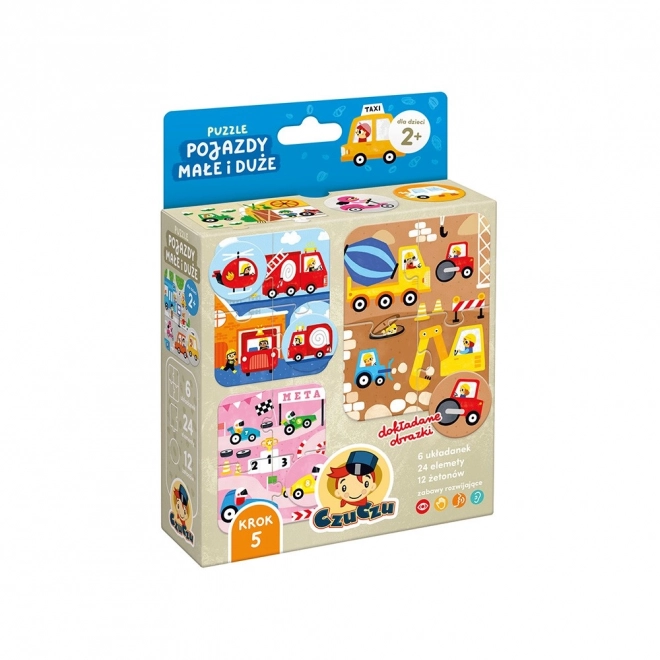 Puzzle Autá Malé a Veľké