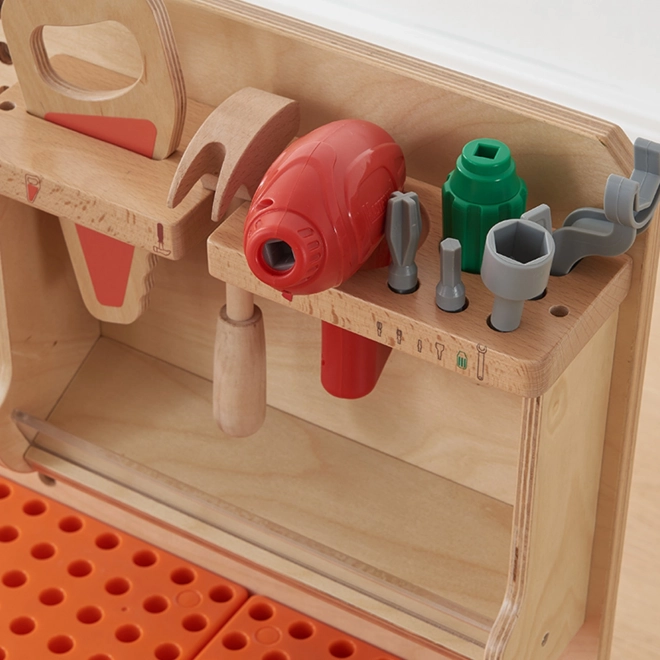 Drevený workshop XXL Montessori STEM s nástrojmi MASTERKIDZ