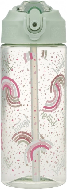 Tritanová fľaša na pitie so slamkou Dúha 500 ml