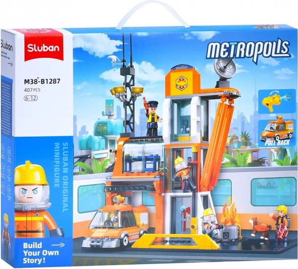 Sluban Metropolis Záchranárske Veliteľstvo Stavebnica