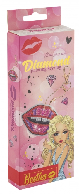 Vyrob si vlastnú kľúčenku s kamienkami Diamond Besties