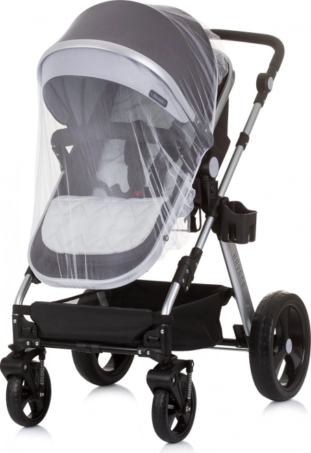 CHIPOLINO Kombinovaný kočík HAVANA 2v1 Obsidian – Silver