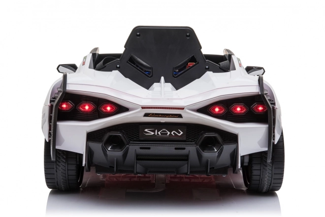 Lamborghini SIAN detské auto na batériu s ovládačom – Biele