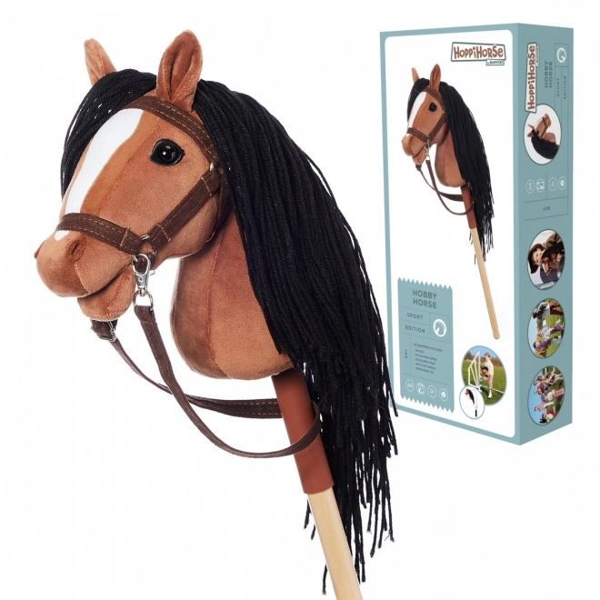 Koník na tyči Hoppihorse hnedý