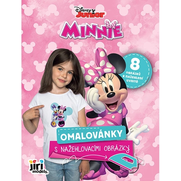 Omalovánka s nažehlovacími obrázkami Minnie