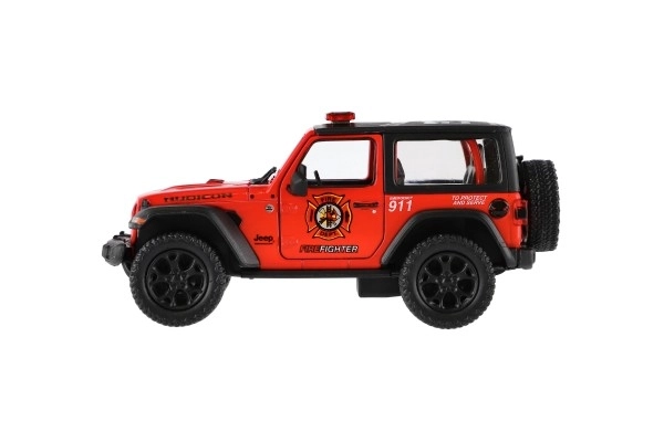 Auto Kinsmart Jeep Wrangler Polícia 2018