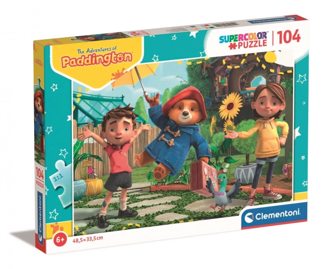 Puzzle Paddington na záhrade 104 dielikov