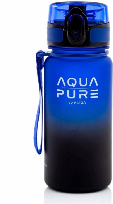 Astra zdravá fľaša na vodu Aqua Pure 400 ml modro-čierna