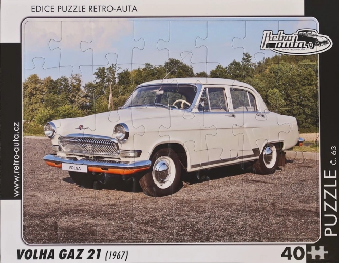 Retro Puzzle Volha GAZ 21 1967 - 40 dielikov