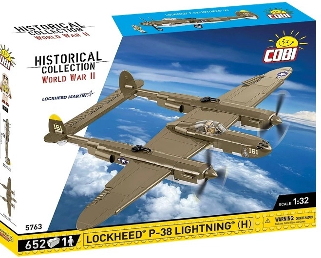 Stavebnica Lietadlo Lockheed P-38H Lightning