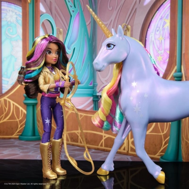 Unicorn Akademia Svietiaci Jednorožec Wildstar s Bábikou Sofia