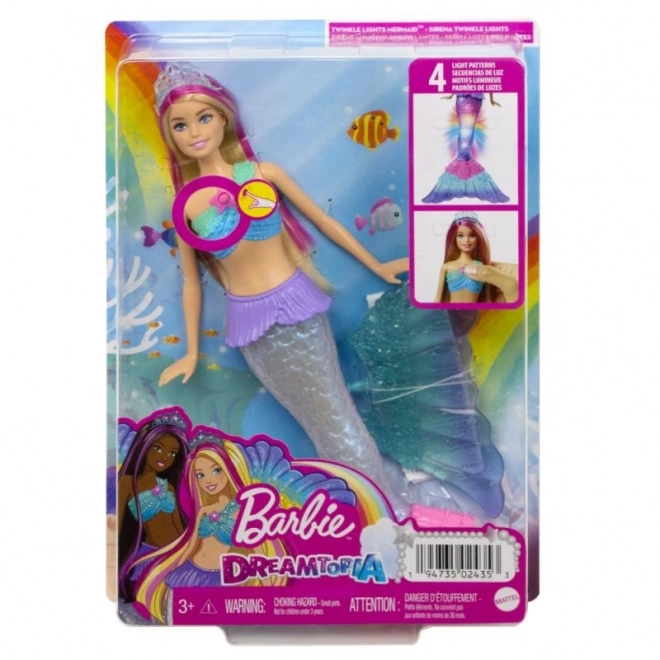 Barbie blikajúca morská panna