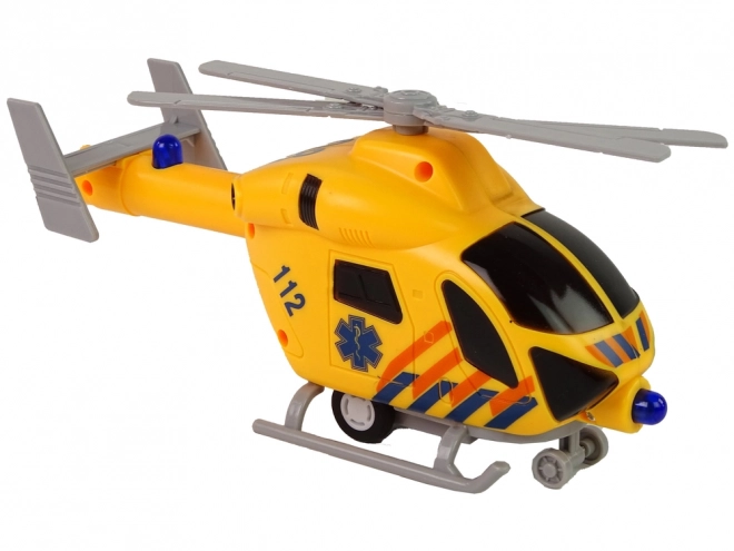 Záchranný Helikoptéra Ambulancia Žltá